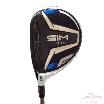 TaylorMade SIM MAX-D Fairway Wood 3 Wood 3W 16° UST Mamiya Helium 5 Graphite Regular Left Handed 43.25in