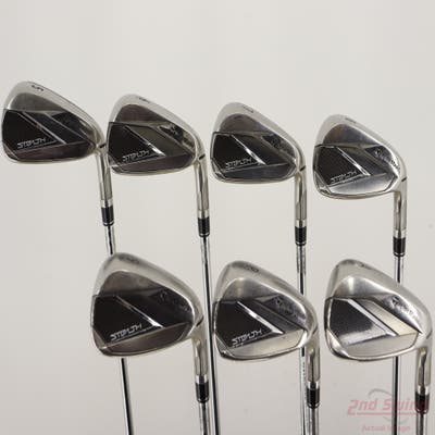 TaylorMade Stealth Iron Set 5-PW AW FST KBS MAX 85 MT Steel Regular Right Handed +1/4"
