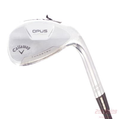 Mint Callaway Opus Platinum Chrome Wedge Lob LW 58° 10 Deg Bounce S Grind Dynamic Gold Mid 115 Gunmetal Steel Wedge Flex Right Handed 35.0in