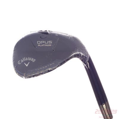 Mint Callaway Opus Platinum Blue Wedge Sand SW 56° 12 Deg Bounce S Grind Dynamic Gold Mid 115 Gunmetal Steel Wedge Flex Right Handed 35.25in