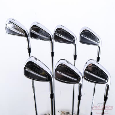 Titleist 2023 T200 Iron Set 4-PW True Temper AMT Black S300 Steel Stiff Right Handed +1/4"