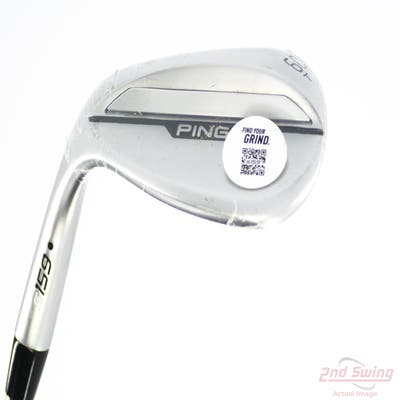 Ping s159 Chrome Wedge Lob LW 60° 6 Deg Bounce T Grind Ping Z-Z115 Steel Wedge Flex Left Handed Black Dot 35.25in
