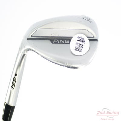 Ping s159 Chrome Wedge Lob LW 60° 8 Deg Bounce H Grind Ping Z-Z115 Steel Wedge Flex Left Handed Black Dot 35.25in