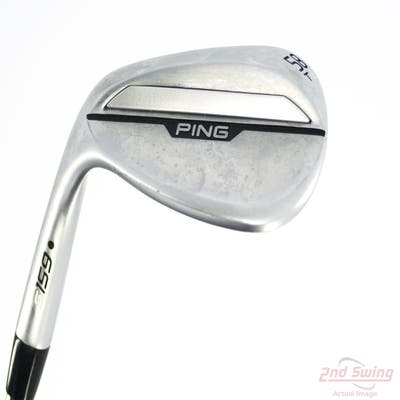 Ping s159 Chrome Wedge Lob LW 58° 6 Deg Bounce T Grind Ping Z-Z115 Steel Wedge Flex Left Handed Black Dot 35.5in