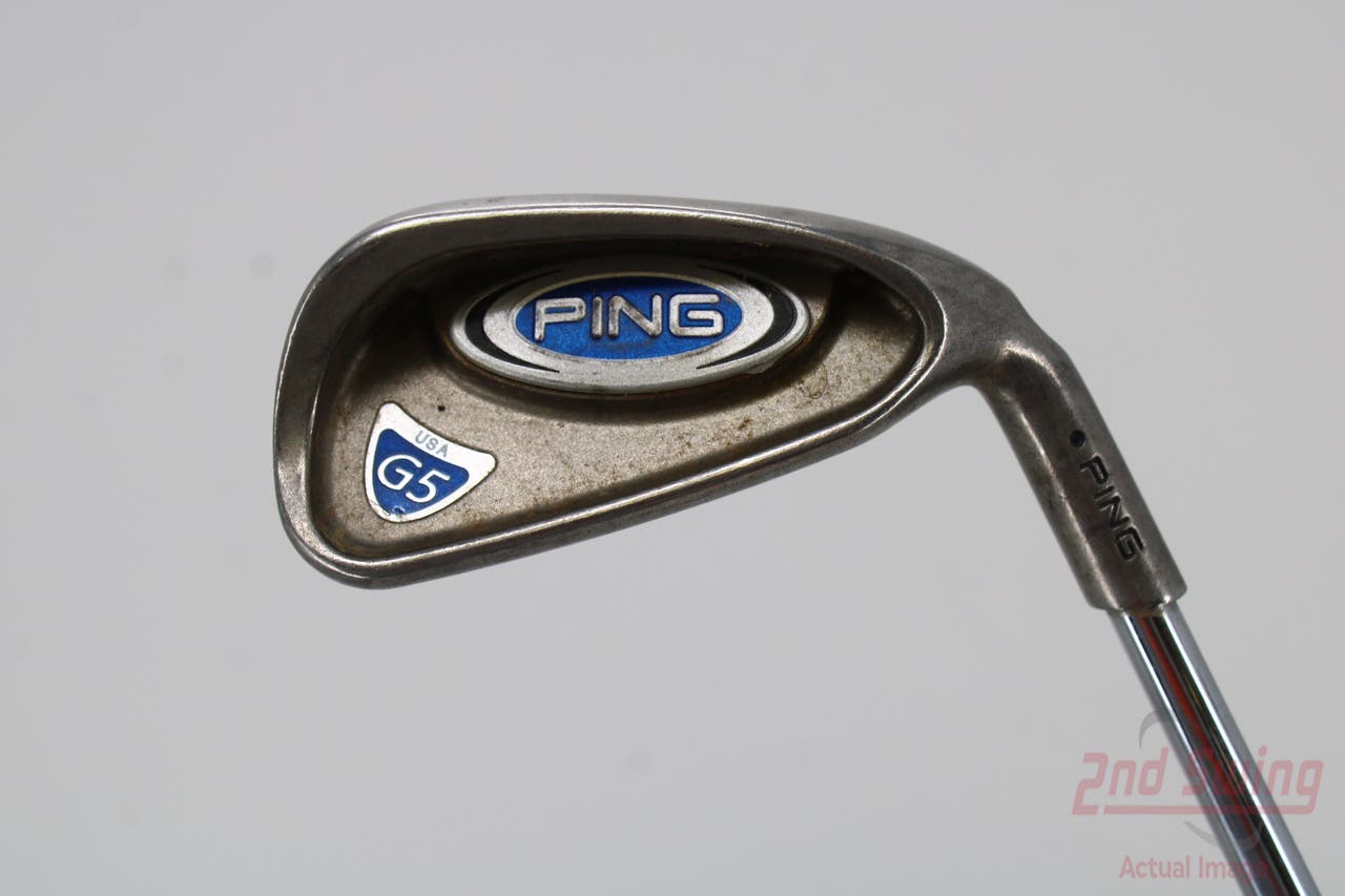 Ping G5 Single Iron 6 Iron True Temper Steel Stiff Right Handed Black Dot 37.25in