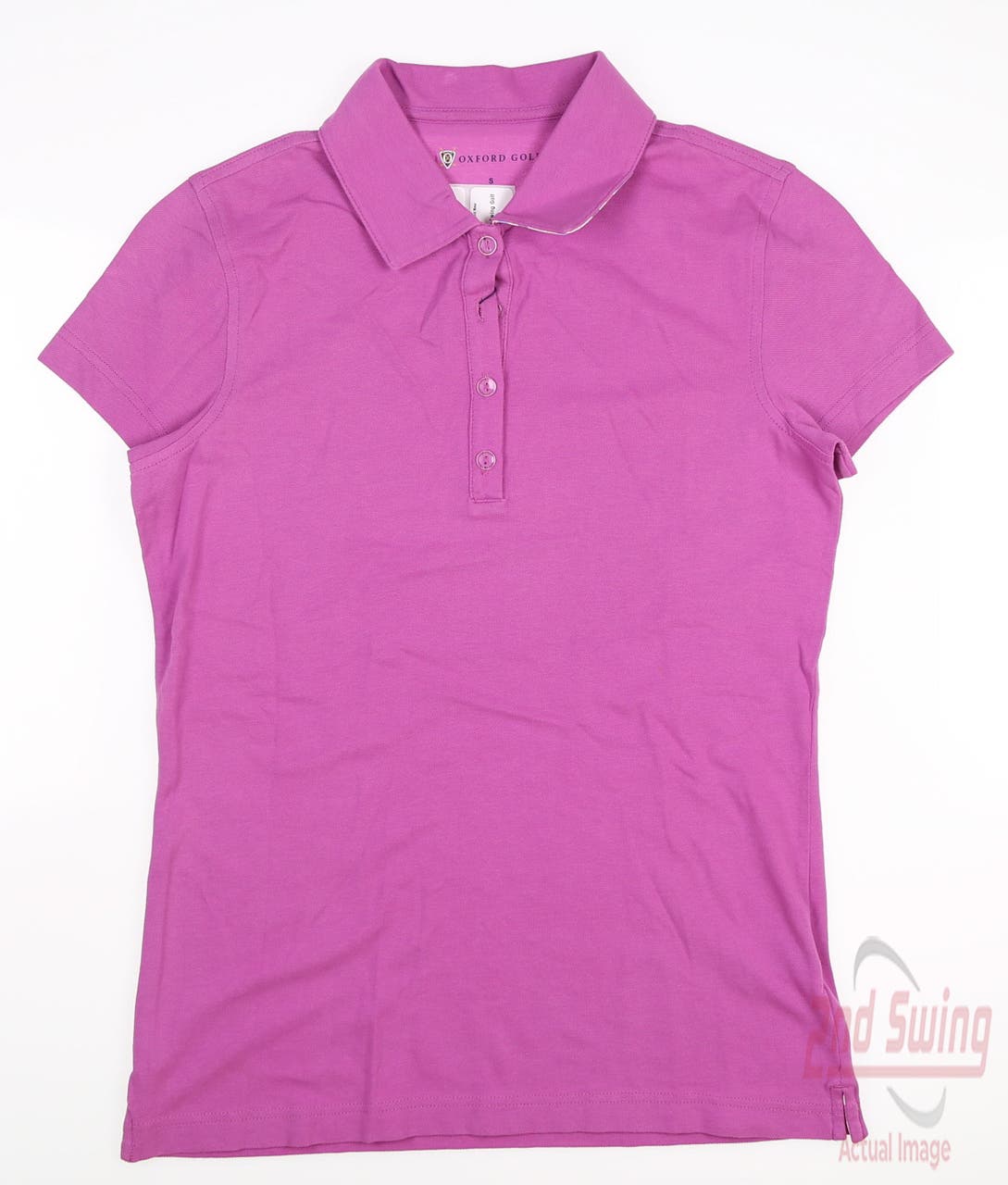 New Womens Oxford Polo Small S Pink MSRP $58