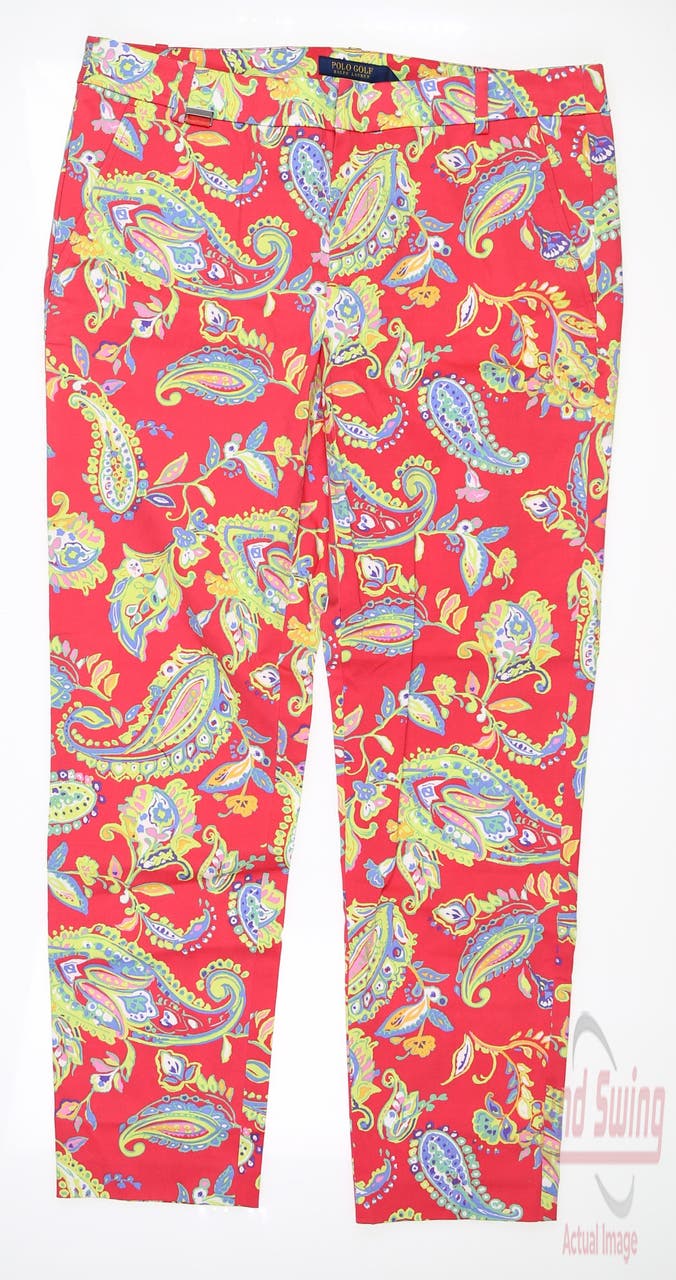 New Womens Ralph Lauren Pants 8 Multi MSRP $140