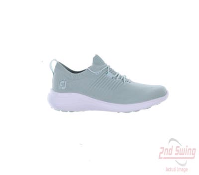 New Womens Golf Shoe Footjoy Flex XP Medium 8 White/Green MSRP $110 95334
