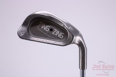 Ping Zing Single Iron 4 Iron Ping KT-M Steel Stiff Right Handed Black Dot 38.25in