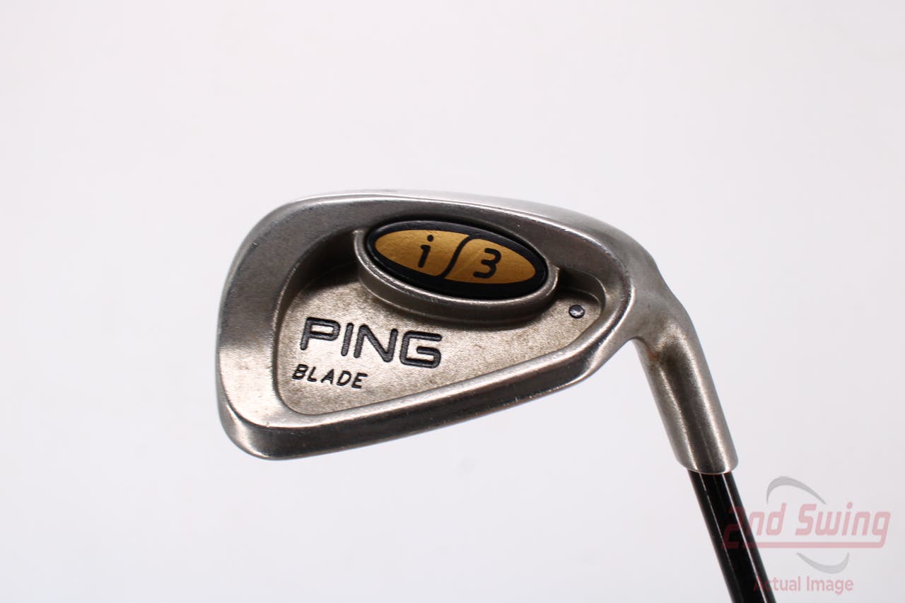 Ping i3 Blade Single Iron Pitching Wedge PW Ping Aldila 350 Series Graphite Regular Right Handed Black Dot 35.5in