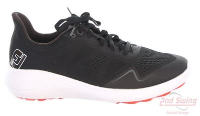 New Mens Golf Shoe Footjoy FJ Flex Medium 9.5 Black MSRP $90 56141