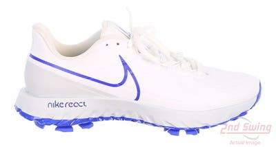 New W/O Box Womens Golf Shoe Nike React Infinity Pro 9 White/Blue MSRP $120 CT6620-109