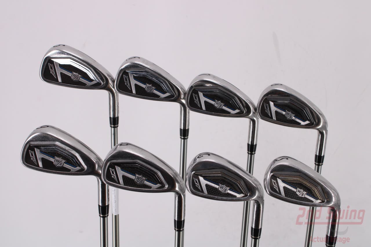 Wilson Staff D7 Iron Set 5-PW GW SW UST Mamiya Recoil 460 Graphite Senior Right Handed 38.25in