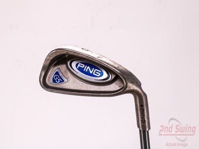Ping G5 Single Iron 6 Iron Ping TFC 100I Graphite Regular Right Handed Black Dot 37.25in