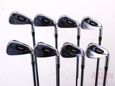 Callaway Rogue ST Pro Iron Set 3-PW UST Mamiya Recoil 65 F2 Graphite Senior Right Handed 37.75in