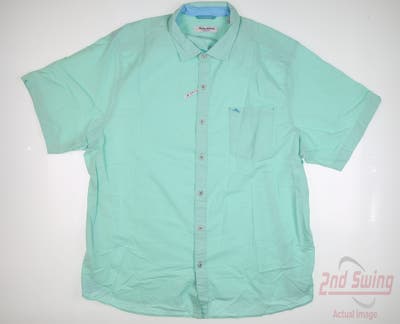 New Mens Tommy Bahama Polo XX-Large XXL Green MSRP $130