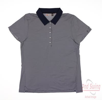 New Womens KJUS Polo X-Large XL Navy Blue MSRP $99
