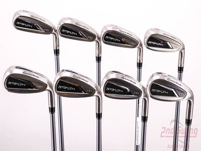 Mint TaylorMade Stealth HD Iron Set 5-PW AW SW Fujikura Speeder NX 50 Graphite Senior Right Handed 38.25in