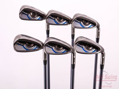 Ping Gmax Iron Set 6-PW AW Ping CFS Graphite Graphite Regular Right Handed White Dot 37.75in