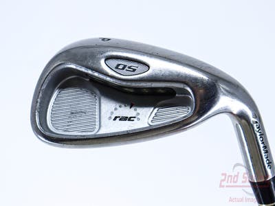 TaylorMade Rac OS 2005 Single Iron Pitching Wedge PW TM T-Step 90 Steel Stiff Right Handed 35.75in