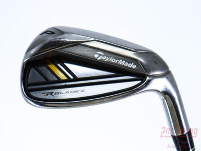 TaylorMade Rocketbladez Single Iron Pitching Wedge PW Stock Steel Shaft Steel Regular Right Handed 35.75in