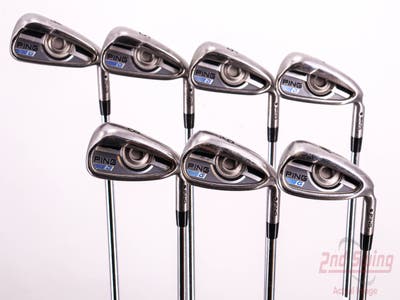 Ping 2016 G Iron Set 4-PW AWT 2.0 Steel Stiff Right Handed Black Dot 38.5in