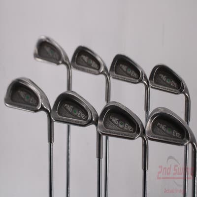 Ping Eye 2 + Iron Set 3-PW Ping KT-M Steel Regular Right Handed Green Dot 37.75in