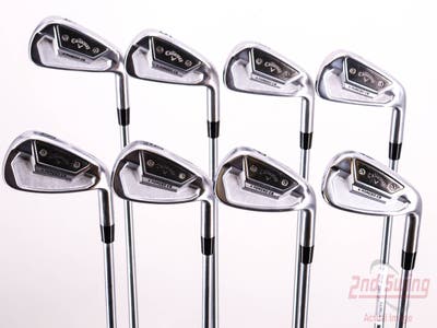Callaway X Forged CB 21 Iron Set 4-PW AW Project X IO 6.0 Steel Stiff Right Handed 38.0in