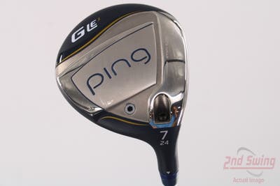 Ping G LE 3 Fairway Wood 7 Wood 7W 24° ULT 250 Lite Graphite Ladies Right Handed 41.25in