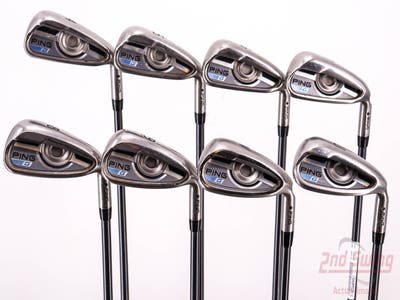 Ping 2016 G Iron Set 4-PW AW Ping TFC 80i Graphite Senior Right Handed Black Dot 39.0in