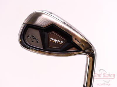 Mint Callaway Rogue ST Max OS Single Iron Pitching Wedge PW Aldila Synergy Blue 60 Graphite Senior Right Handed