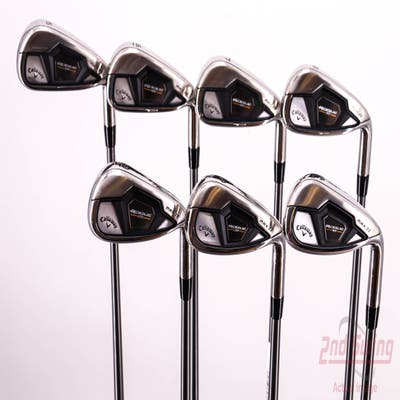 Mint Callaway Rogue ST Max OS Iron Set 5-PW AW Aldila Synergy Blue 60 Graphite Stiff Right Handed 38.25in