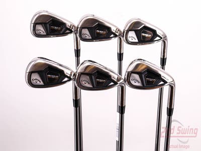 Mint Callaway Rogue ST Max OS Iron Set 6-PW AW Aldila Synergy Blue 60 Graphite Stiff Right Handed 37.5in