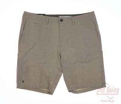 New Mens LinkSoul Shorts 40 Khaki MSRP $86
