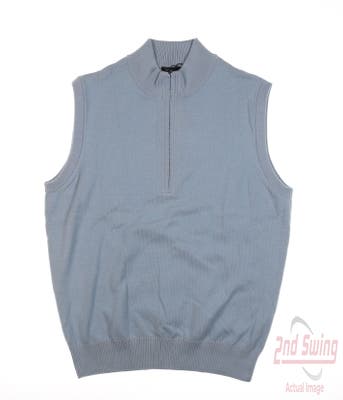 New Mens Turtleson Sweater Vest Medium M Blue MSRP $145