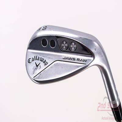 Callaway Jaws Raw Chrome Wedge Lob LW 60° 10 Deg Bounce S Grind UST Mamiya Recoil Wedge Graphite Ladies Right Handed 33.75in