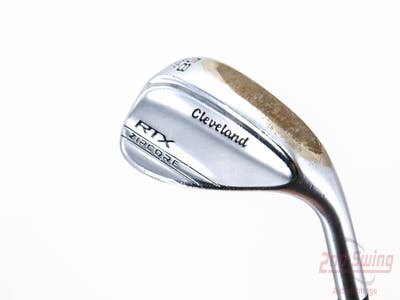 Cleveland RTX ZipCore Tour Satin Wedge Lob LW 58° 10 Deg Bounce Dynamic Gold Spinner TI Steel Wedge Flex Right Handed 35.5in