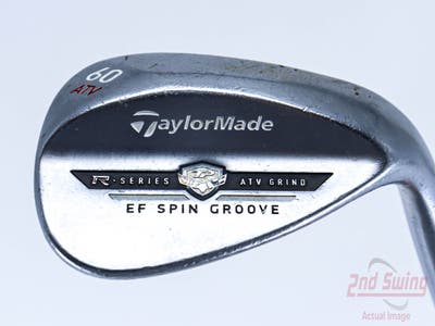 TaylorMade Tour Preferred Satin Chrome EF Wedge Lob LW 60° ATV FST KBS Wedge Steel Wedge Flex Right Handed 35.5in