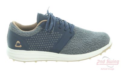 New Mens Golf Shoe Cuater By Travis Mathew The Moneymaker 9 Gray/Blue MSRP $160