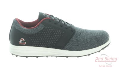 New Mens Golf Shoe Cuater By Travis Mathew The Moneymaker 9.5 Black/Red MSRP $160 4MR216/0BRW