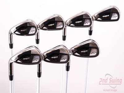 Mint Callaway Rogue ST Max Iron Set 5-PW AW Callaway X Hot Graphite Graphite Regular Left Handed 38.25in