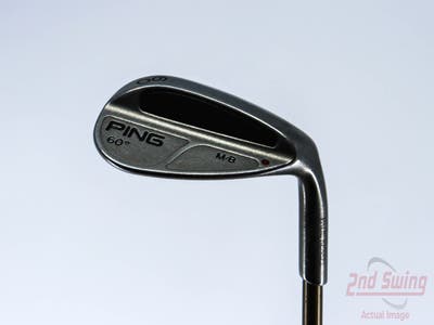 Ping MB Wedge Lob LW 60° Stock Graphite Shaft Graphite Stiff Right Handed Maroon Dot 35.25in