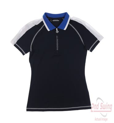 New Womens J. Lindeberg Polo X-Small XS Navy Blue MSRP $110