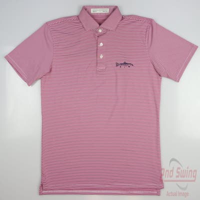 New W/ Logo Mens Holderness and Bourne Striped Polo Small S Multi MSRP $105