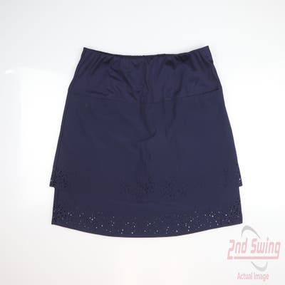 New Womens Lucky In Love Golf Skort X-Large XL Navy Blue MSRP $88