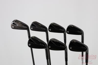 TaylorMade 2023 P770 Black Iron Set 4-PW FST KBS Tour Black Nickel Steel Stiff Right Handed 38.0in