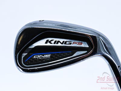 Cobra KING F9 Speedback One Length Single Iron Pitching Wedge PW FST KBS Tour Steel Regular Right Handed 37.25in