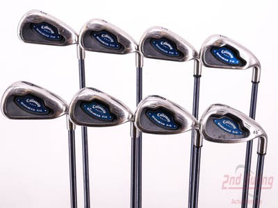 Callaway X-16 Iron Set 3-PW Callaway System CW75 Graphite Regular Right Handed 38.0in
