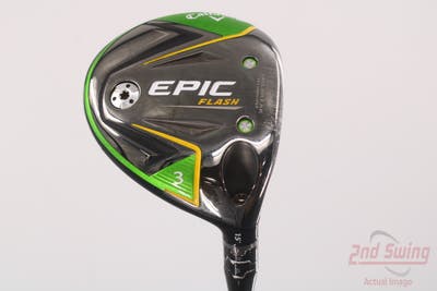 Callaway EPIC Flash Fairway Wood 3 Wood 3W 15° Project X Even Flow Green 65 Graphite Stiff Right Handed 42.75in
