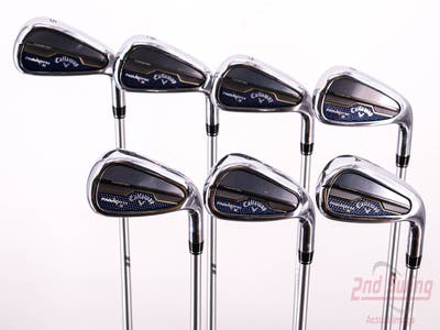 Callaway Paradym X Iron Set 5-PW AW Aldila Ascent Blue 40 Graphite Ladies Right Handed 37.25in